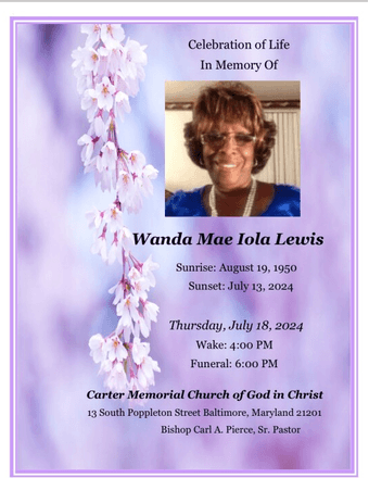 Wanda M. Lewis Obituary