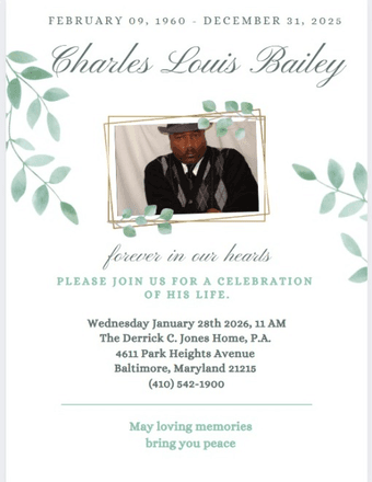 Charles Louis Bailey Obituary